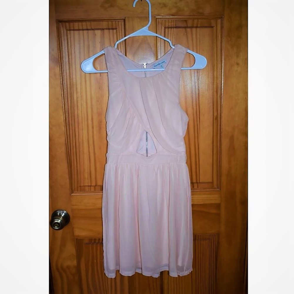 Women's Charlotte Russe Pink Cutout Dress Size XS
